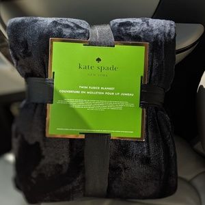 Kate Spade fleece blanket twin
